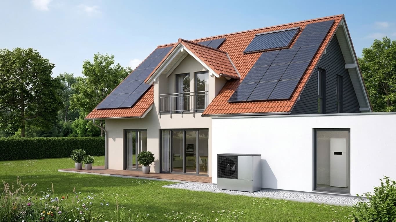 Wärmepumpe und Photovoltaik Installation rmsolar